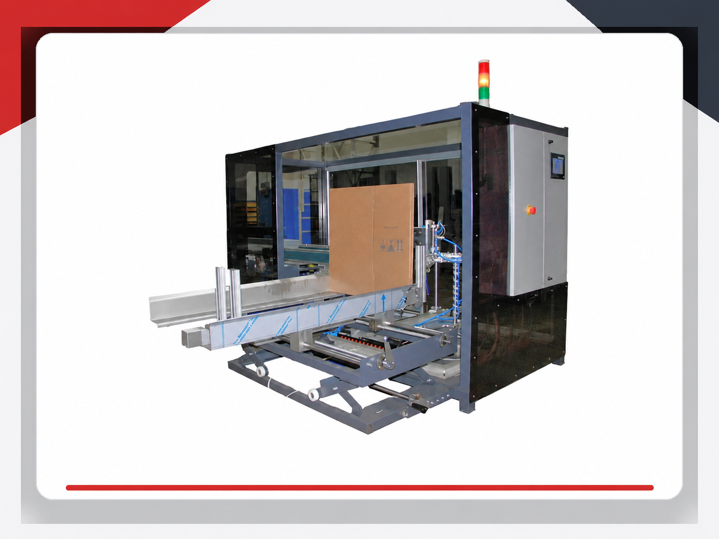 Otomatik Koli Açma ve Hazırlama Makinası